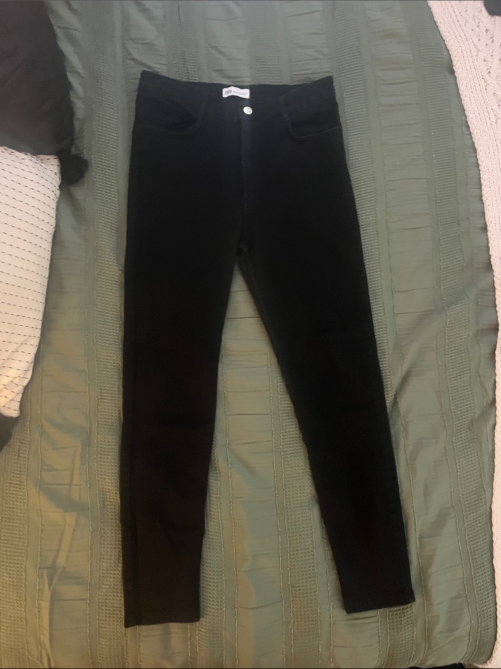 Zara Black Skinny High-Rise Jeans